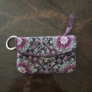 Vera Bradley Purple Floral Clutch